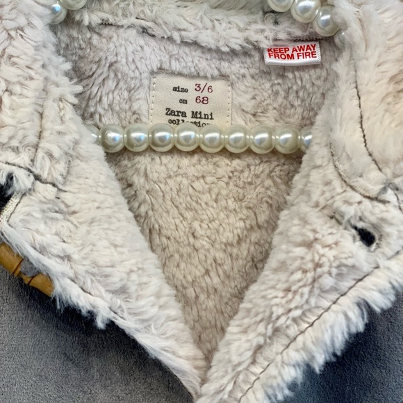 Zara Mini Baby Coat, 3-6 mo - Picture 4 of 5